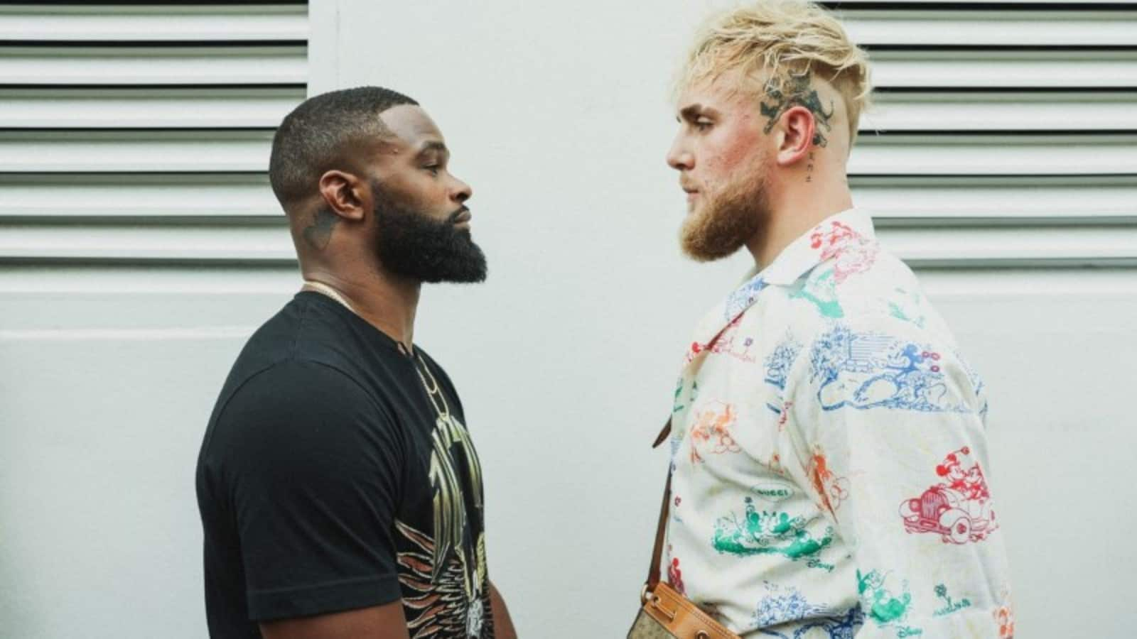 “I’m gonna knock him out,” Tyron Woodley predicts third-round knockout for his boxing match against Jake Paul