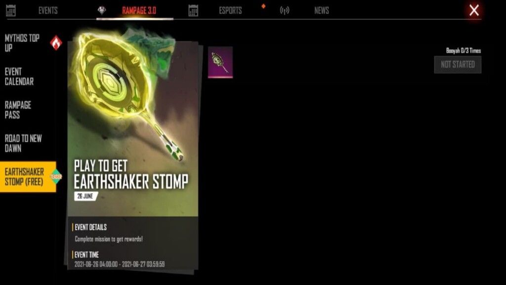 Earthshaker stomp pan skin