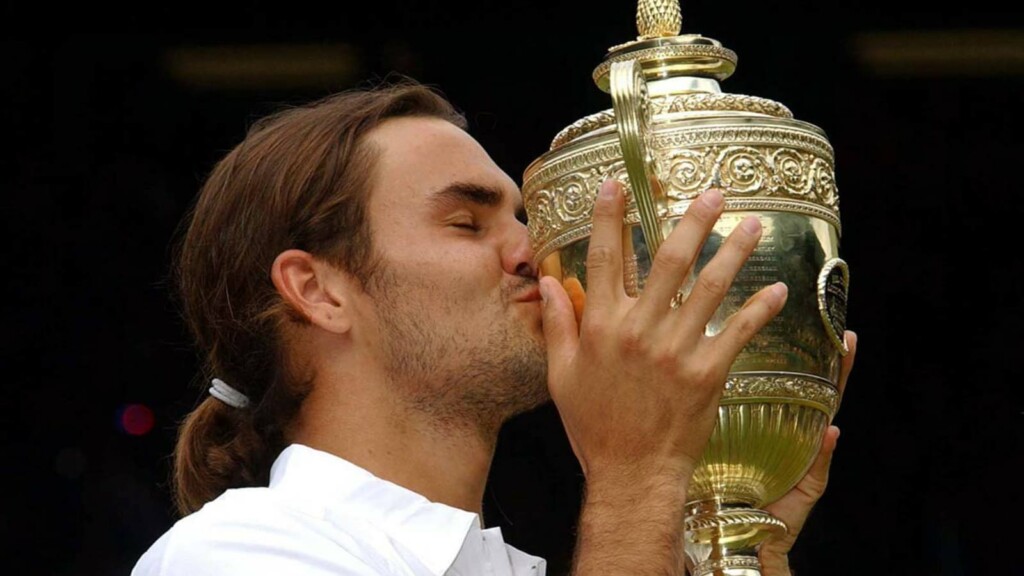 Federer's first Wimbledon title