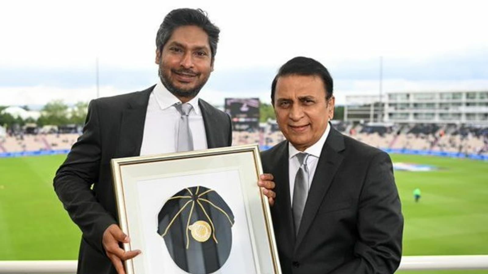 Sunil Gavaskar inducts Kumar Sangakkara into ICC Hall of Fame, presents him with special cap during WTC Final