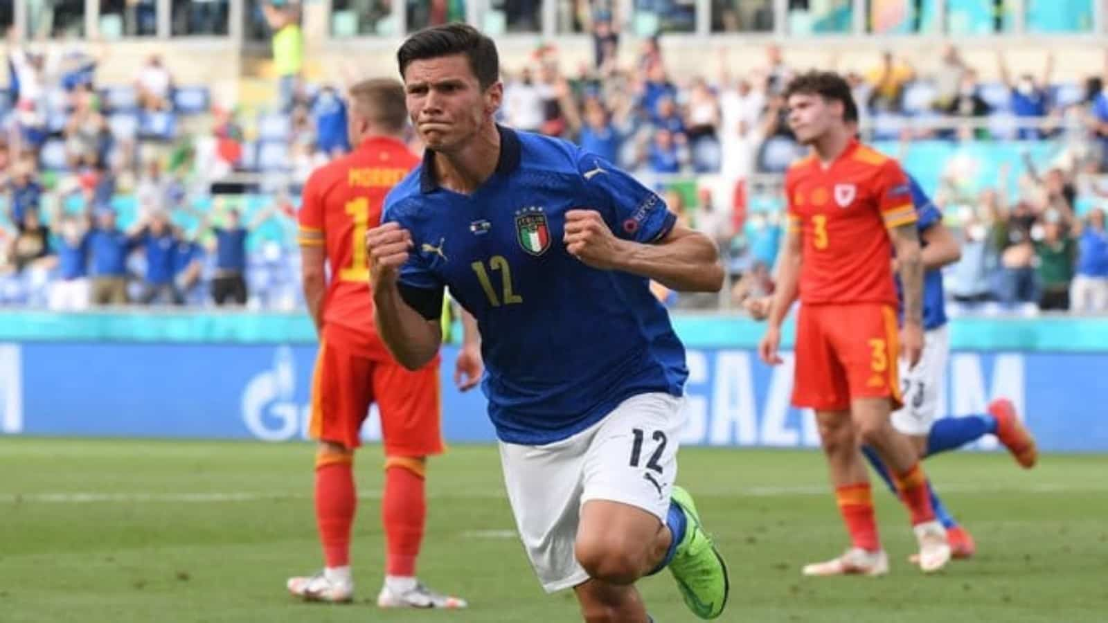 EURO 2020: Watch Italy Vs Wales – Mateo Pessina tucks in beautifully from a free kick to give Italy a 1-0 lead