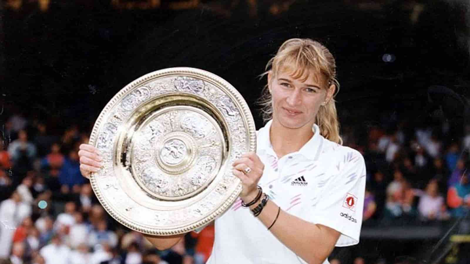 THROWBACK to the time when Steffi Graff answered a marriage proposal at Wimbledon