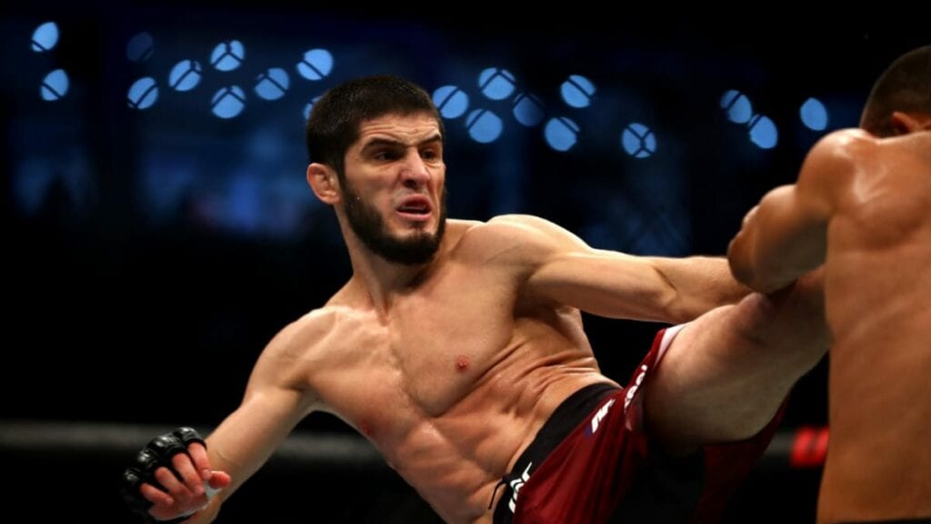 Islam Makhachev and Khabib Nurmagomedov