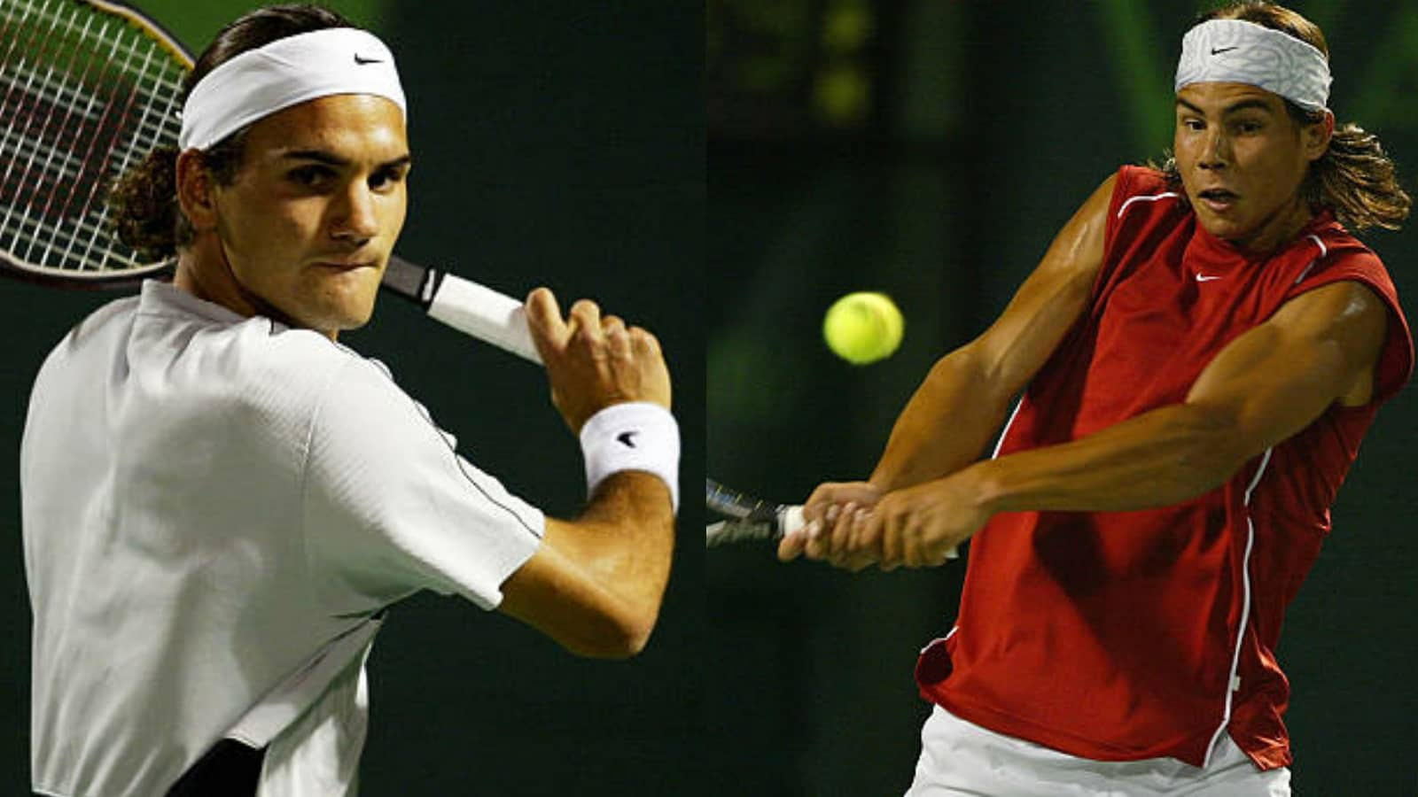 When did Rafael Nadal first played against Roger Federer?