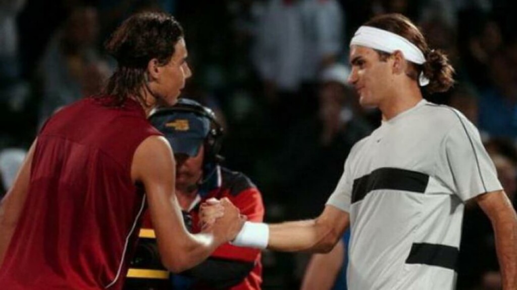 Roger Federer and Rafael Nadal