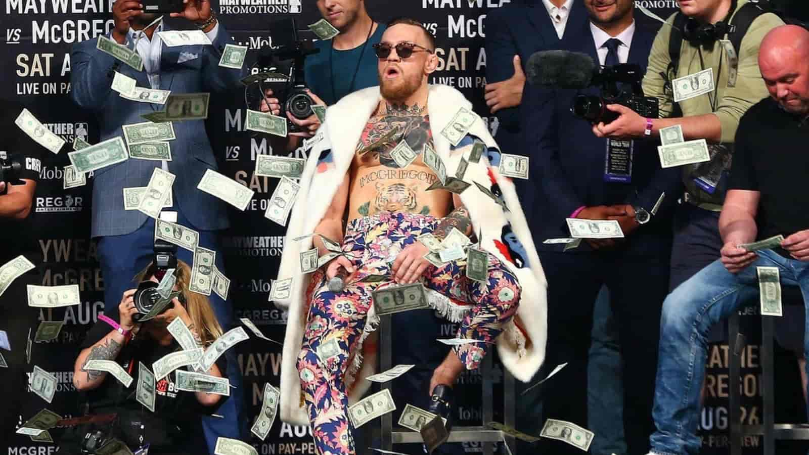 How much money did Conor McGregor make against Floyd Mayweather?