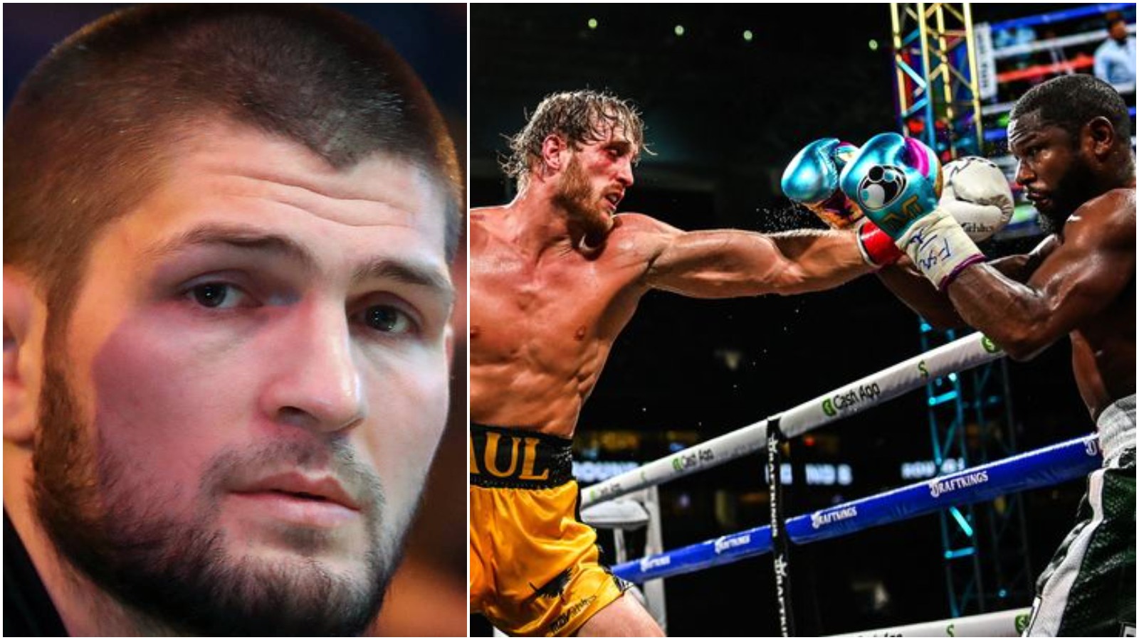 ‘They sparred and made money’ – Khabib Nurmagomedov mocks Logan Paul vs Floyd Mayweather