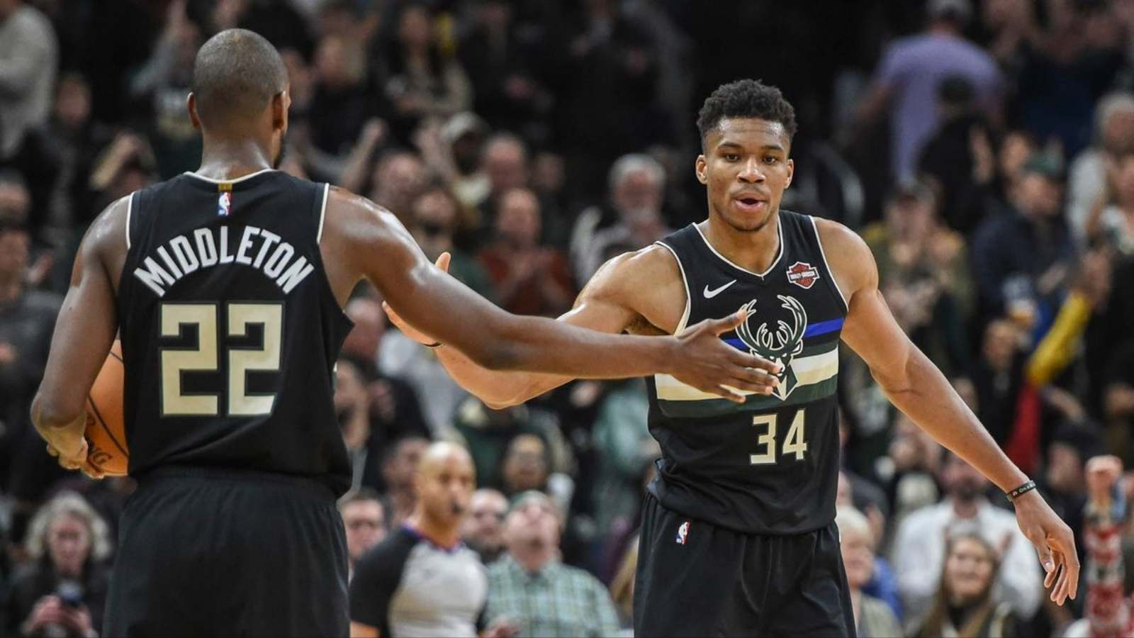 WATCH: Milwaukee Bucks’ Khris Middleton and Giannis Antetokounmpo force game 7 against the Brooklyn Nets