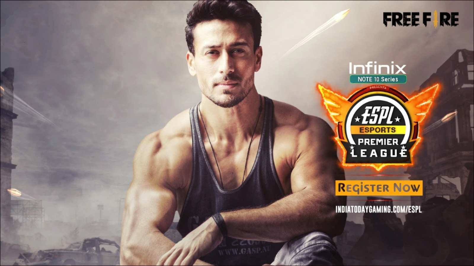 Tiger Shroff to be the Brand Ambassador of Free Fire for Esports Premier League (ESPL) 2021