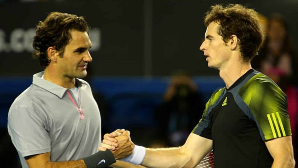 Roger Federer and Andy Murray