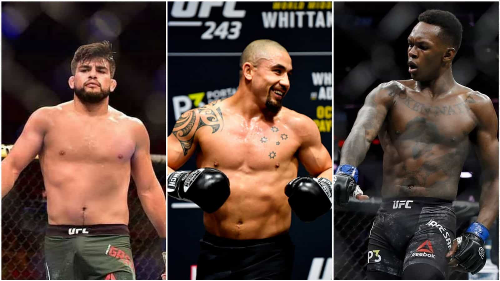 “He will have a real chance at regaining that middleweight title,” Kelvin Gastelum claims Robert Whittaker can defeat Israel Adesanya