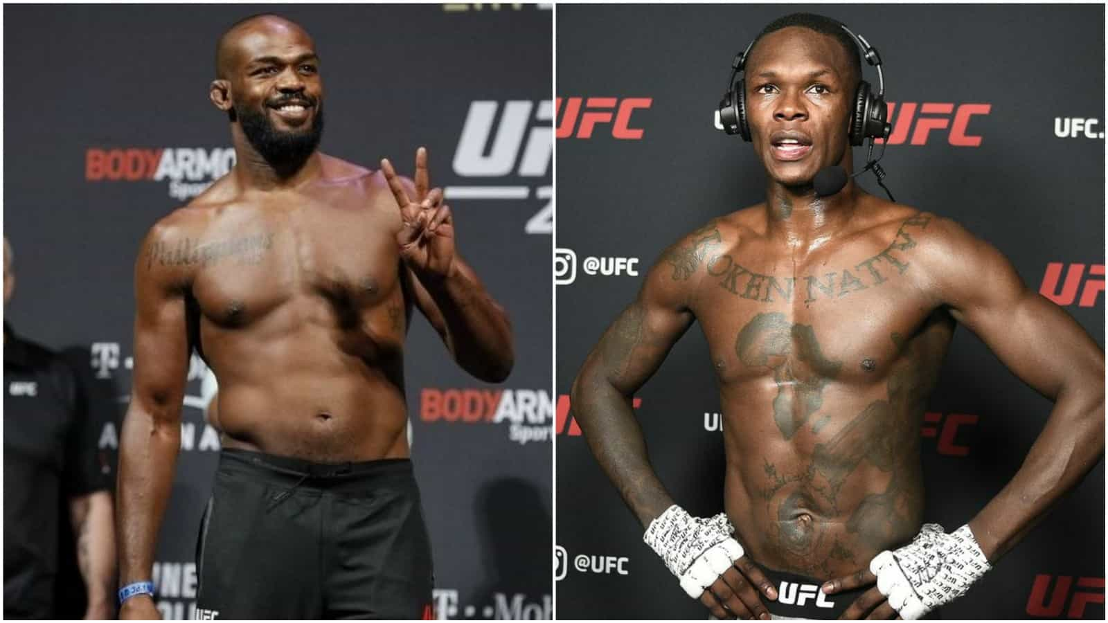 “I better hurry up and get back in there, they’re starting to catch up,” Jon Jones takes a jab at Israel Adesanya after UFC 263