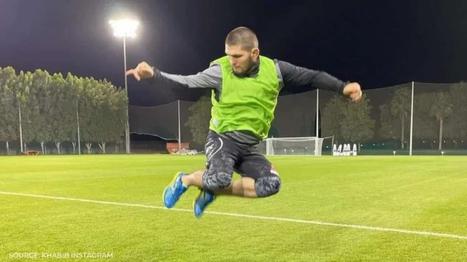 “We offered a contract to Khabib and we are waiting for his answer” – Khabib Nurmagomedov impresses Ronaldo; To become a footballer soon?