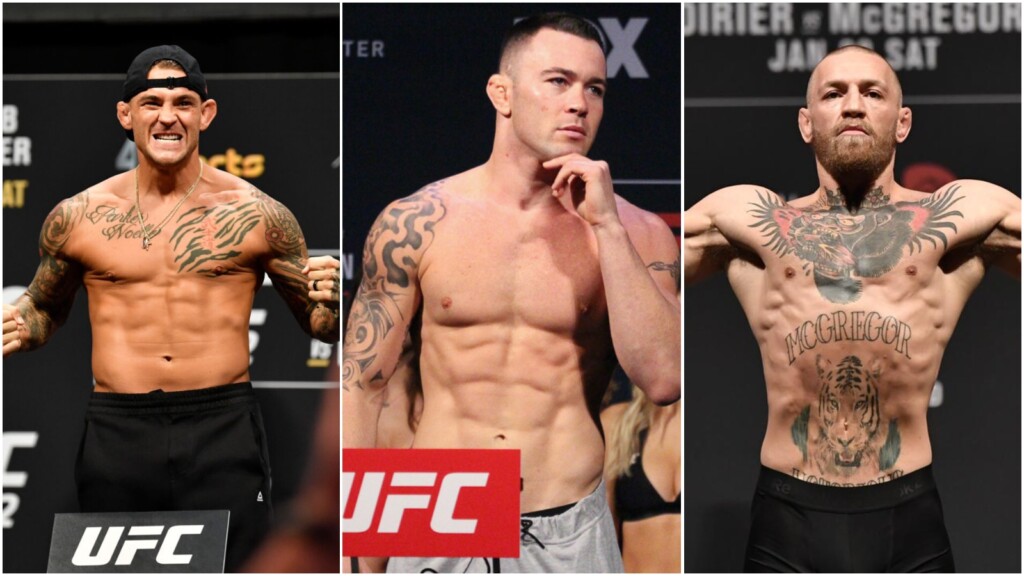 Dustin Poirier, Colby Covington and Conor McGregor