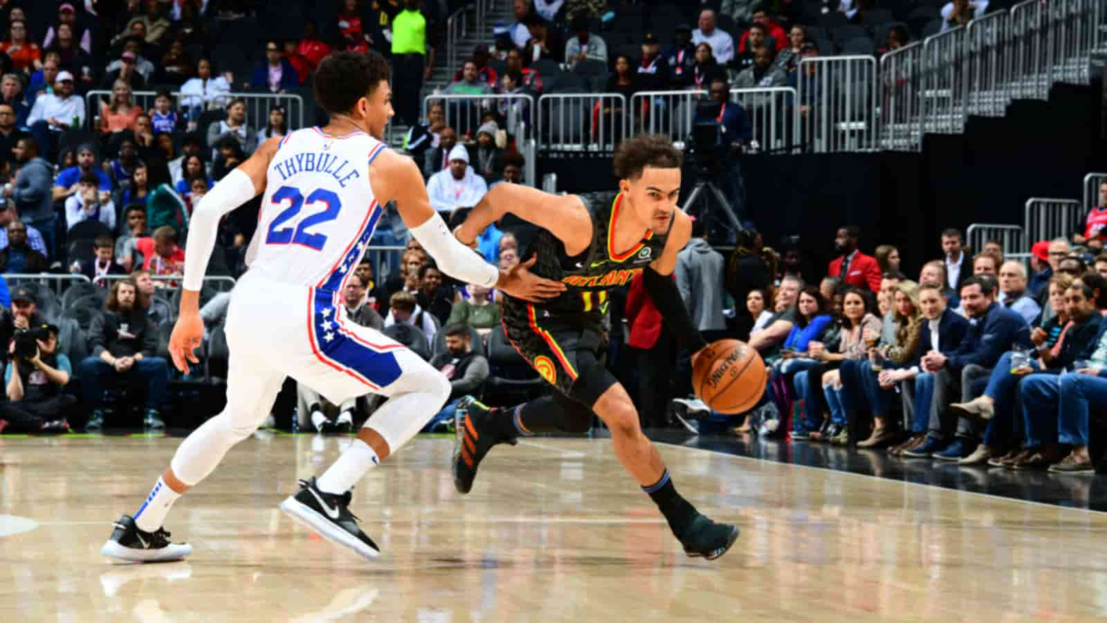 Video: Trae Young Struggles After Playing Through Shoulder Injury in 76ers vs Hawks Game 4