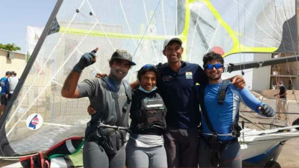 Indian Sailing Contingent for Tokyo Olympics 