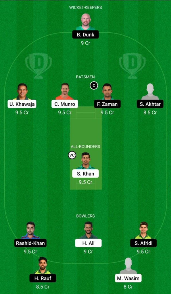 ISL vs LAH Dream11