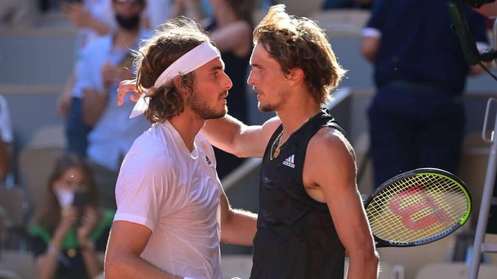 Stefanos Tsitsipas and Alexander Zverev