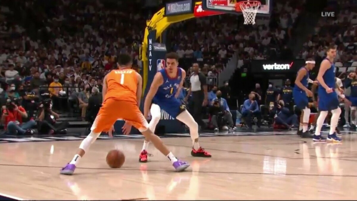 Watch: Devin Booker Puts Michael Porter Jr on ‘Shame Bench’ in Suns vs Nuggets Game 3