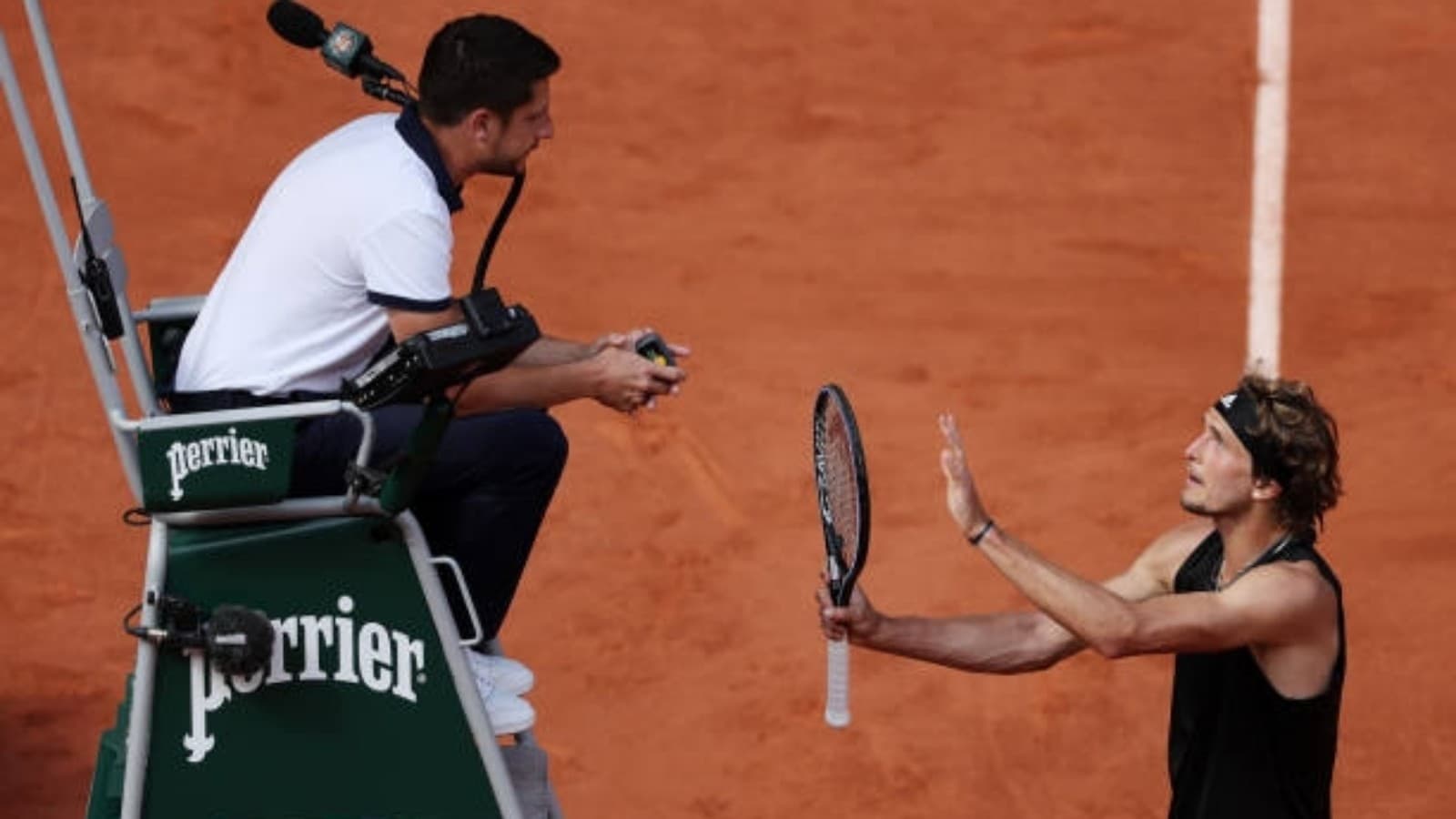 WATCH: ‘That’s Bullshit!’ Alexander Zverev yells at chair umpire after he makes a terrible call against him