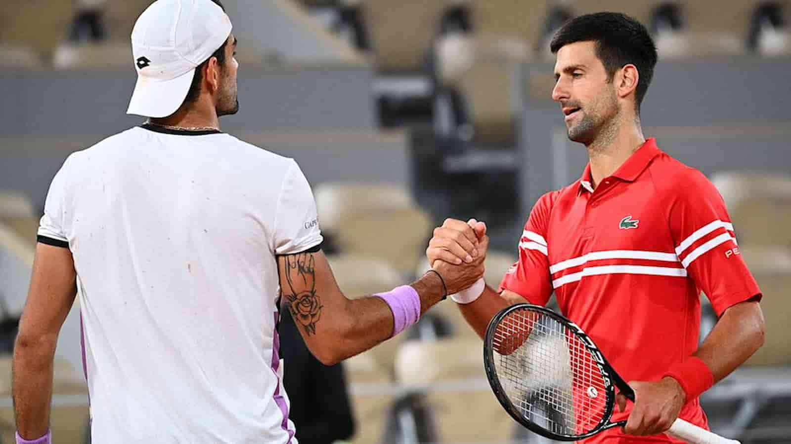 “Novak Djokovic felt the fear,” Matteo Berrettini ‘pleased’ to have put the Serbian under tremendous pressure at French Open 2021