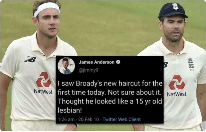 Jimmy Anderson tweet