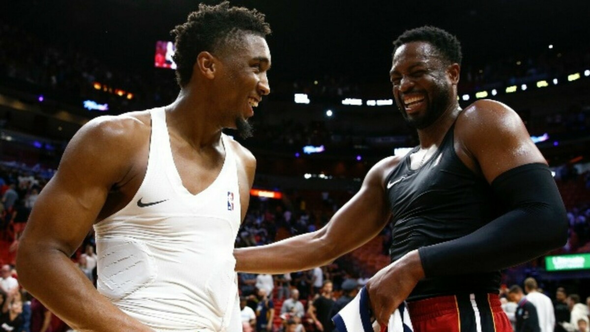 Watch: Dwayne Wade Caught Coaching Donovan Mitchell in Clippers vs Jazz Game 1