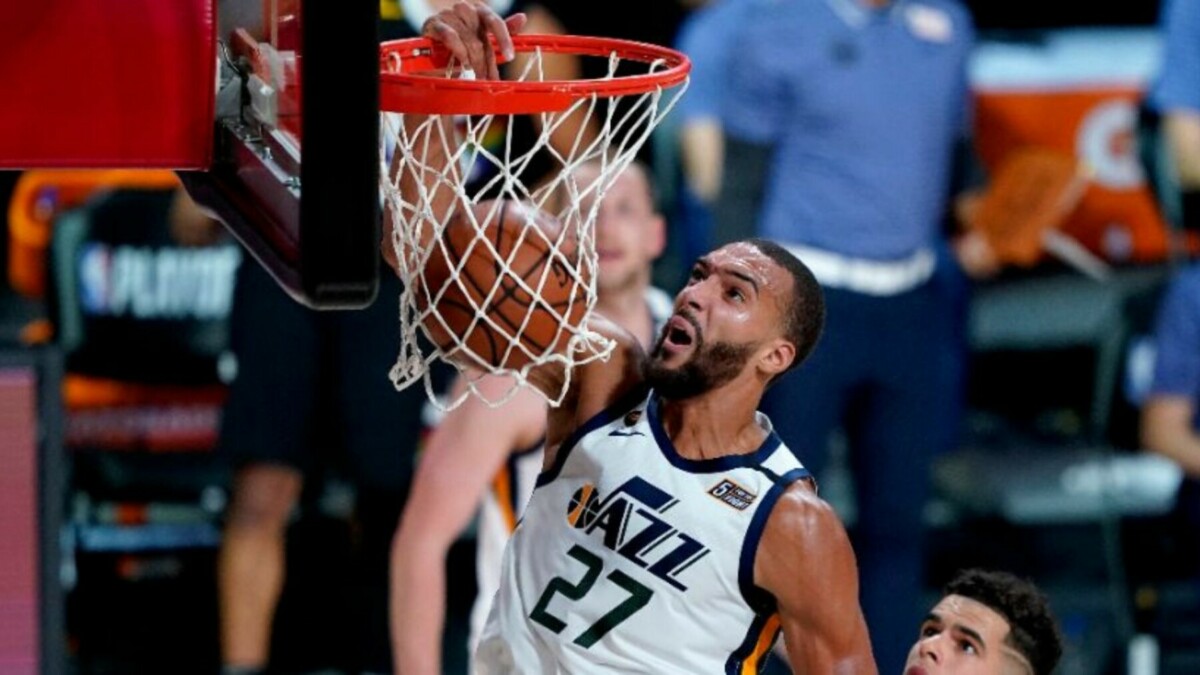 Watch: Rudy Gobert Match Winning Block in Clippers vs Jazz Game 1