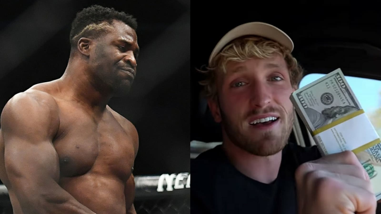 “What are we doing wrong?” Francis Ngannou upset over Logan Paul $20 Million dollar payday at his second boxing fight