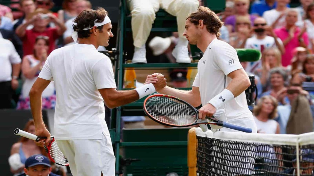 Roger Federer and Andy Murray