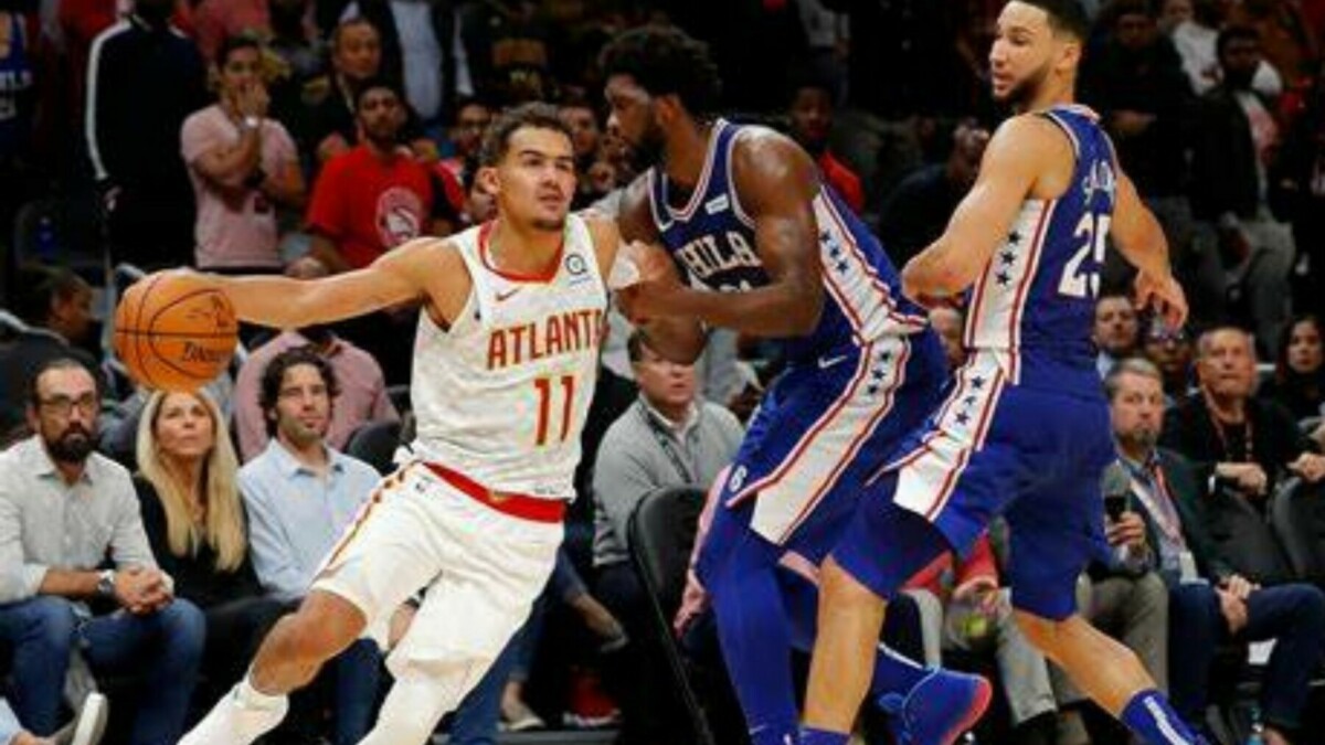 Watch: Trae Young End Historic Half With Dagger 3-Pointer in Hawks vs 76ers Game 1