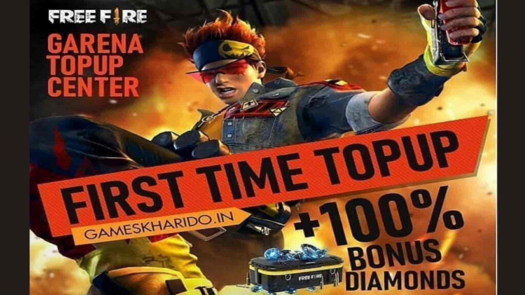 Top-Up Diamonds In Free Fire using GamesKharido