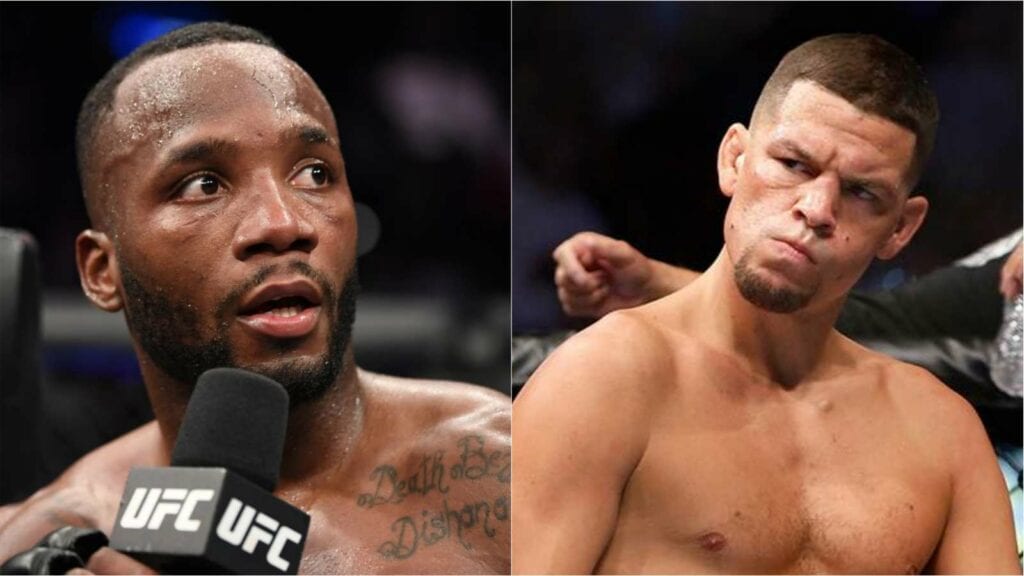 Leon Edwards and Nate Diaz