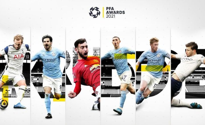 PFA announce the Premier League Team of the Year; Manchester City players flood the list