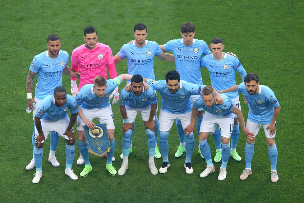 Manchester City players flood the PPFA team Of the Year