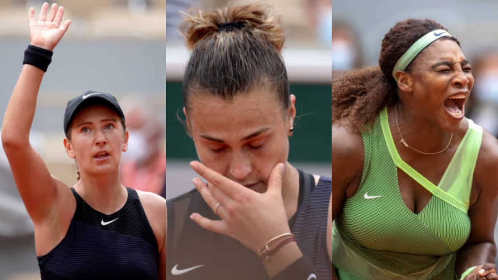 French Open 2021: Day 6- Williams, Azarenka, Vondrousova all march into the Round of 16, Sabalenka faces shock defeat