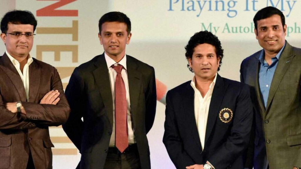 Rahul Dravid Sachin Tendulkar VVS Laxman Sourav Ganguly 