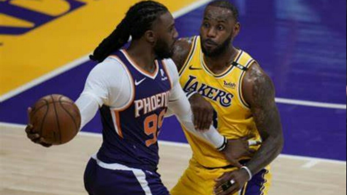 Watch: Jae Crowder sprints to his bench after getting ejected in Lakers vs Suns Game 6