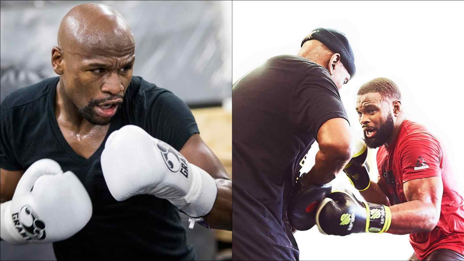 “I want Tyron Woodley to work with us,” Floyd Mayweather offers to give T-Wood training ahead of his exciting clash with Jake Paul