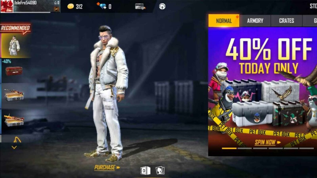 Free Fire Pet Box