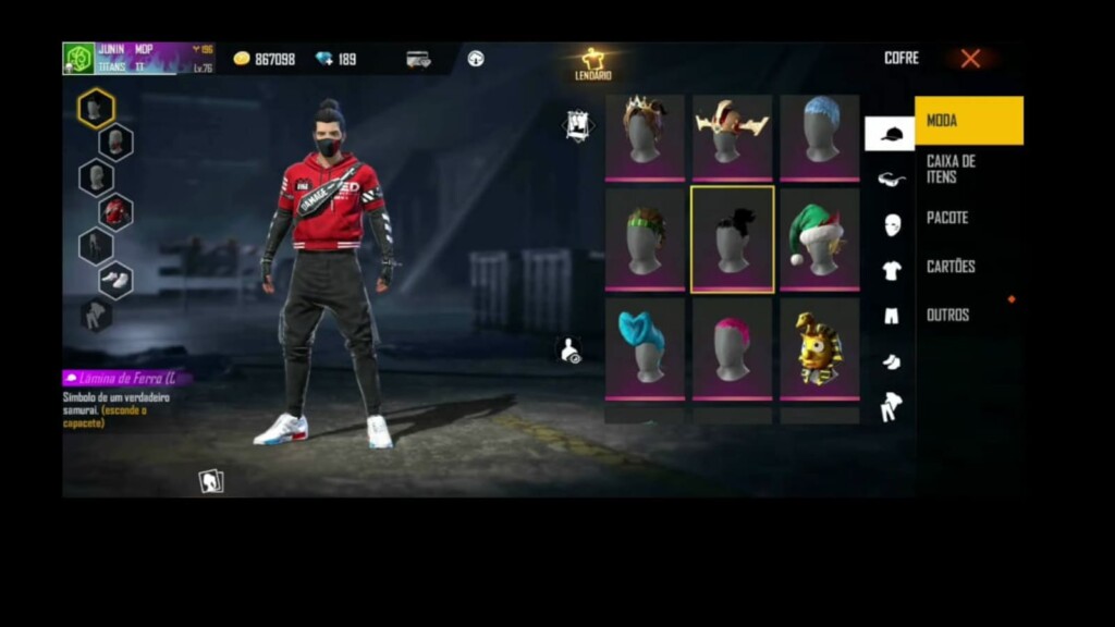 free fire items not on Indian server