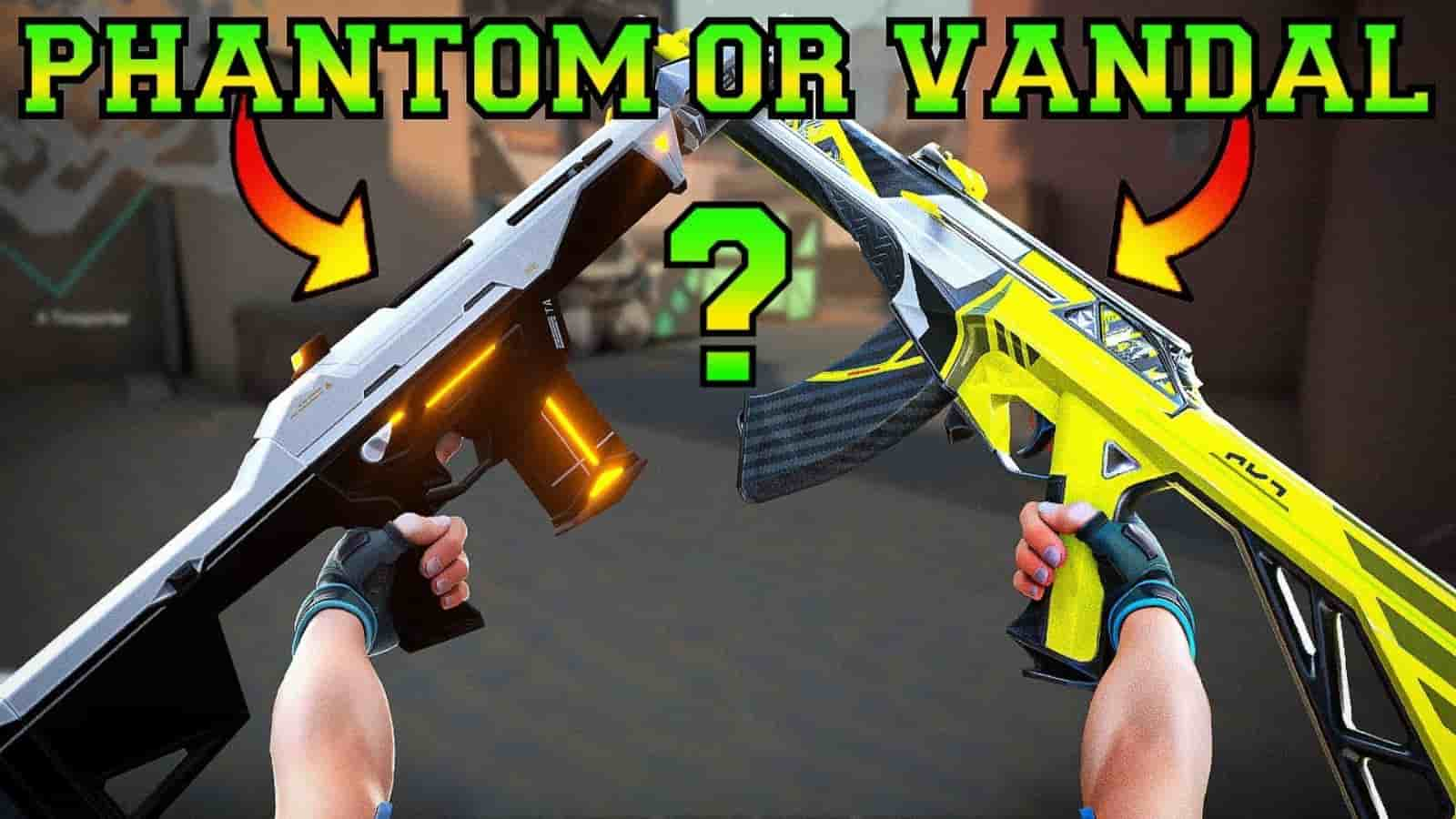 Phantom vs Vandal comparison: Which is the better rifle in VALORANT?