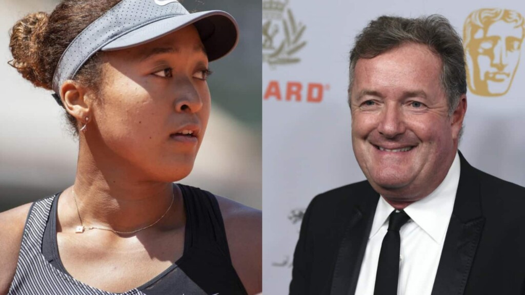 Naomi Osaka and Piers Morgan