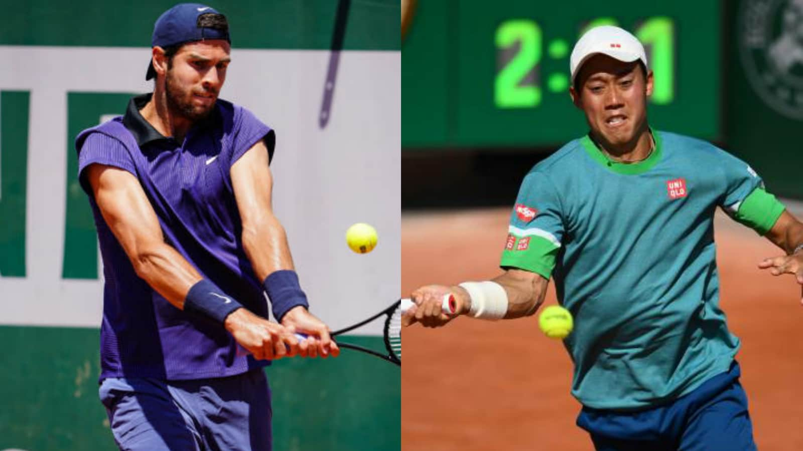 French Open 2021: Karen Khachanov vs Kei Nishikori Preview, Head-to-Head and Prediction For Roland Garros