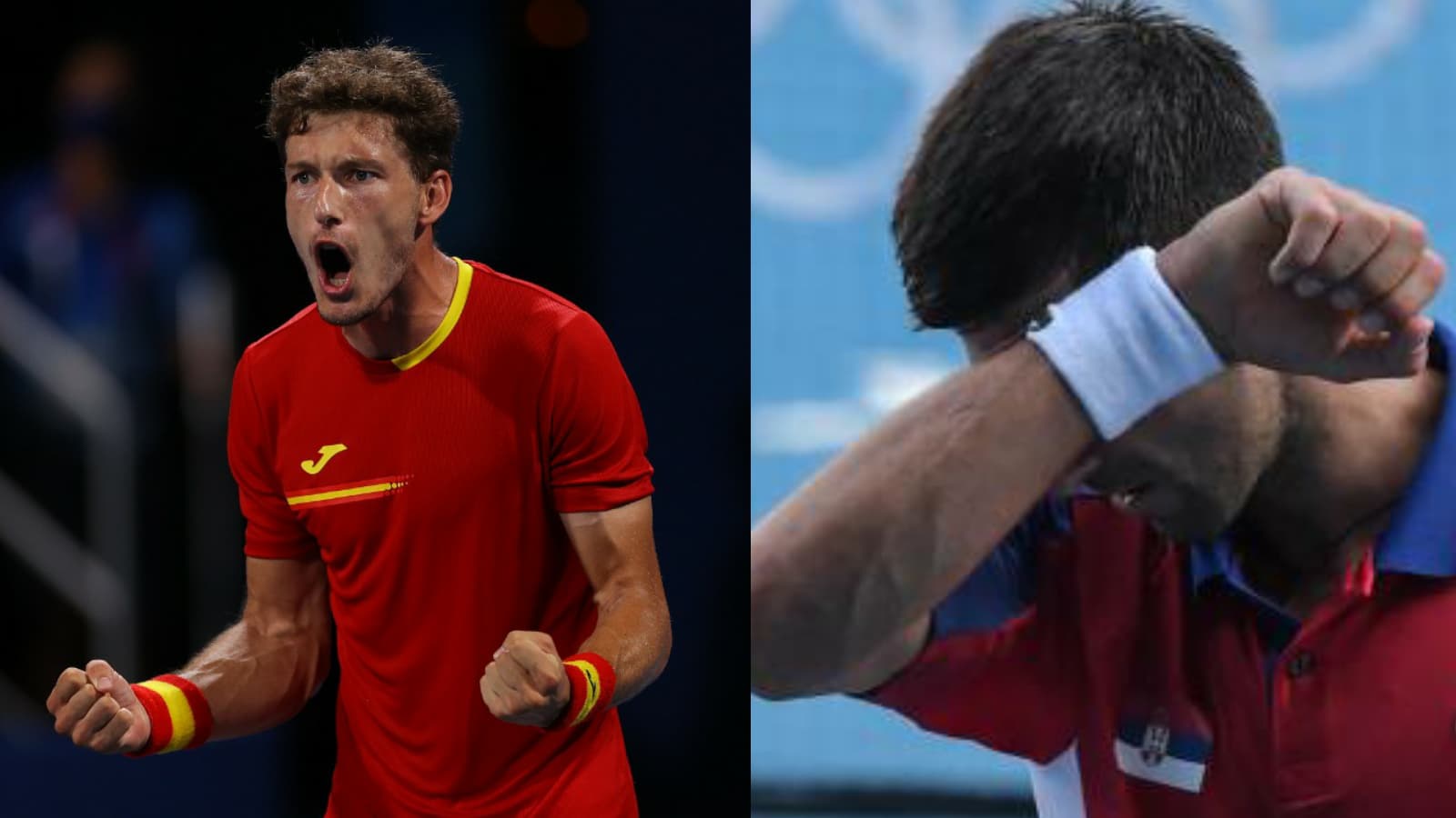 Pablo Carreno Busta upsets Novak Djokovic to win the bronze medal in men’s singles