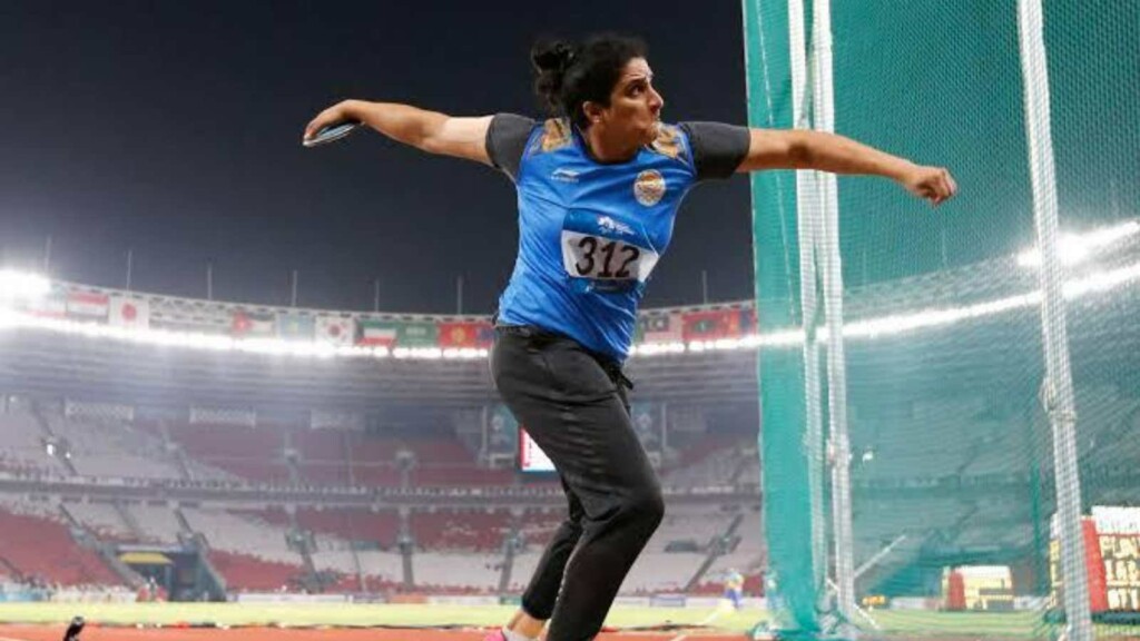 Seema Punia; Athletics at Tokyo Olympics