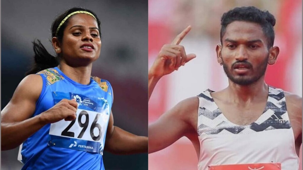 Dutee Chand and Avinash Sable