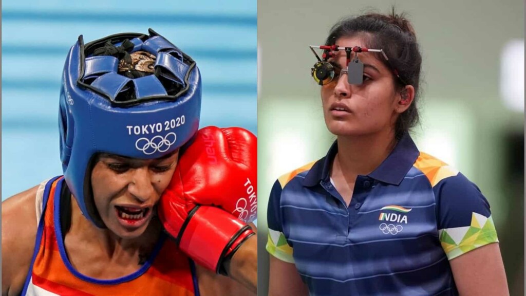 Simranjit Kaur and Manu Bhaker