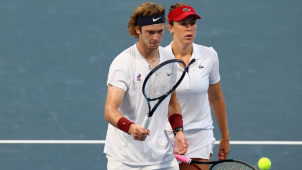 Andrey Rublev and Anastasia Pavlyuchenkova