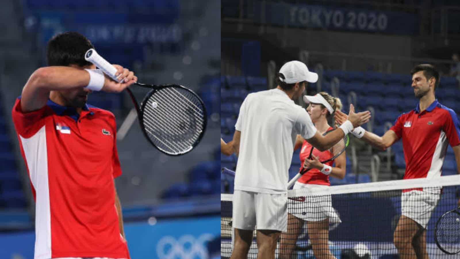 Novak Djokovic’s bad day gets worse, loses in the mixed doubles semifinal too at Tokyo Olympics